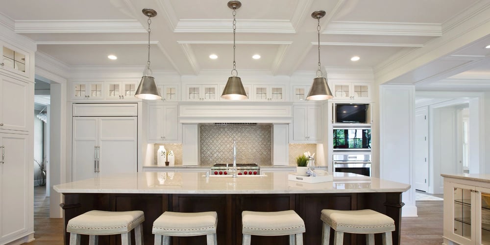 Luxury Kitchen with Large Island in UTAH