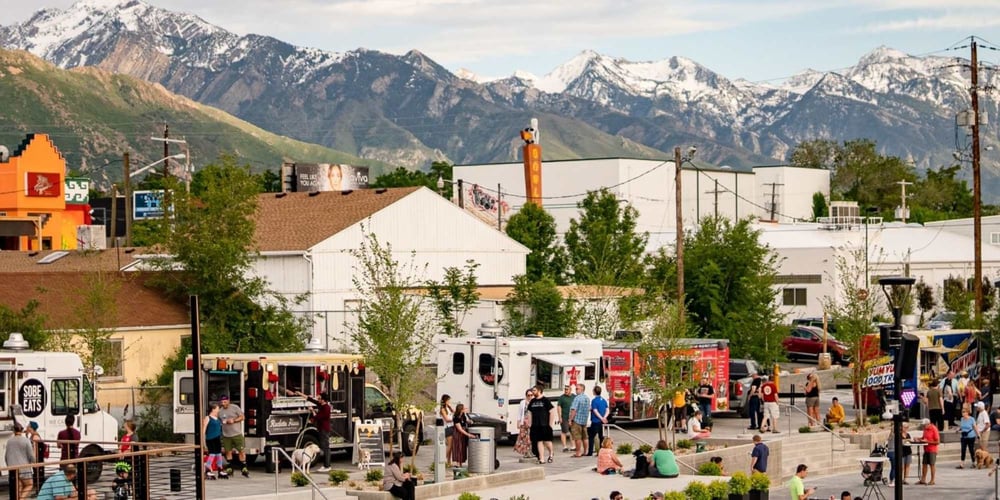 Photo of a food truck festival in Millcreek, UT - Marshall Homes Utah - Custom Homes