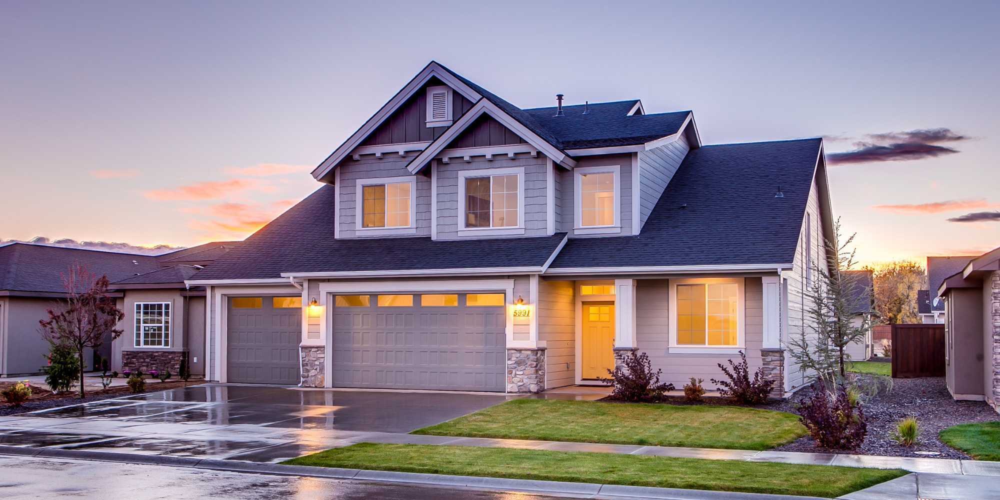 Marshall Homes custom-built home in Salt Lake City with modern exterior and attached garage