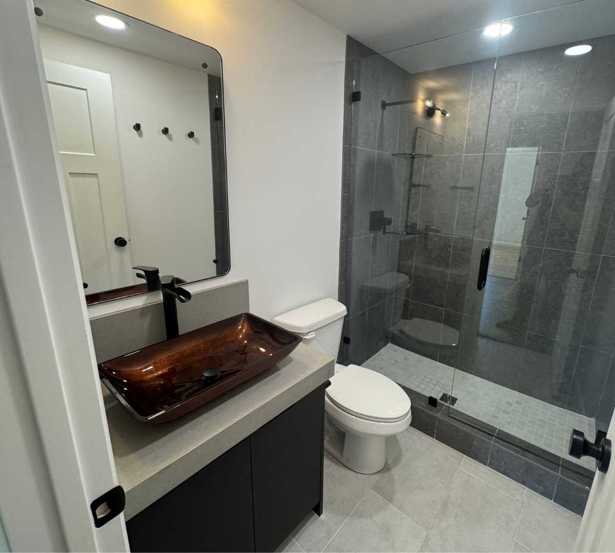 Complete bathroom remodel by Marshall Homes Utah in Salt Lake City