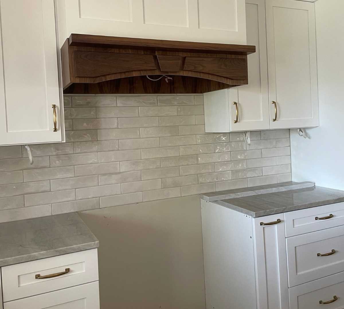 Custom cabinetry in a kitchen remodel by Marshall Homes Utah in Salt Lake City