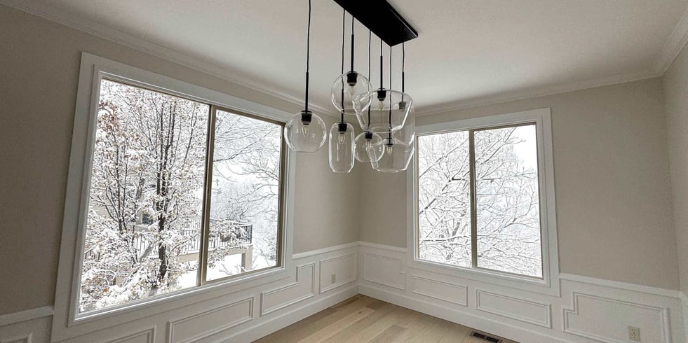 Small room with drop lighting and natural light - Marshall Homes - Luxury Renovations - Home Builder - Utah