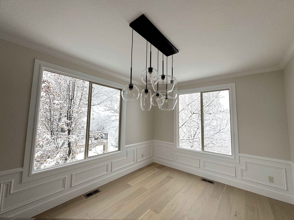 Small room with drop lighting and natural light - Marshall Homes - Luxury Renovations - Home Builder - Utah