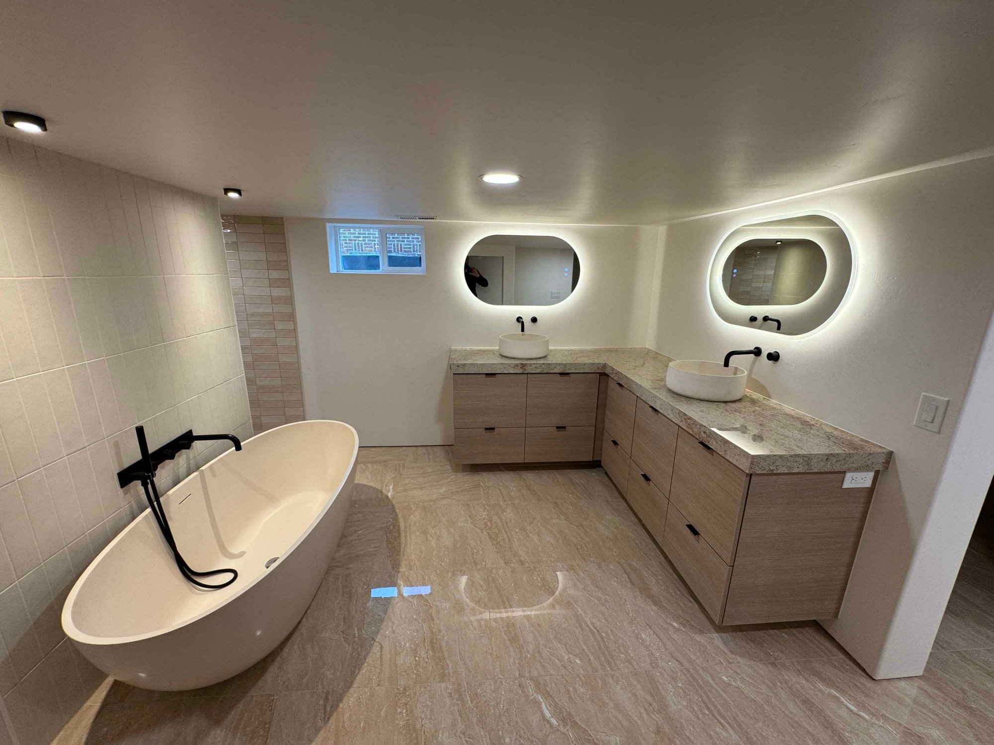 Luxury basement remodel with bathroom - Marshall Homes - Luxury Renovations - Home Builder - Utah - luxury remodel expectations